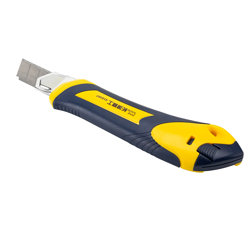 25mm 橡塑柄推钮美工刀